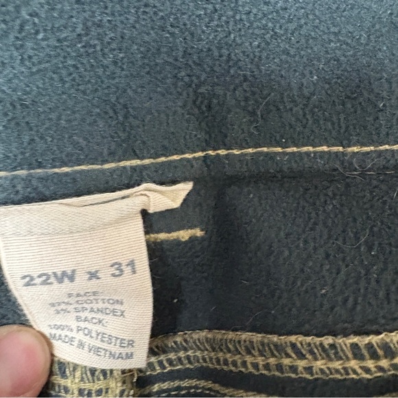 Women's Plus Size DuluthFlex Fire Hose Fleece-Lined Cargo Pants 22x31 - Picture 6 of 6